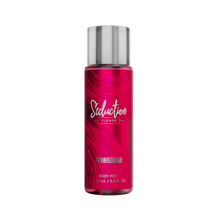 BODY MIST  NEW CONCEPT PERFUMADO SEDUCTION FLOWER MUJER - 1070*  260 ML