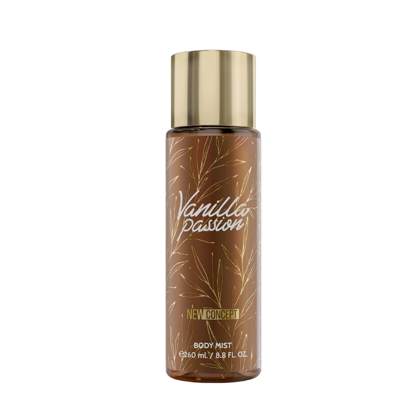 BODY MIST  NEW CONCEPT PERFUMADO VAINILLA PASSION MUJER - 1141*  260 ML
