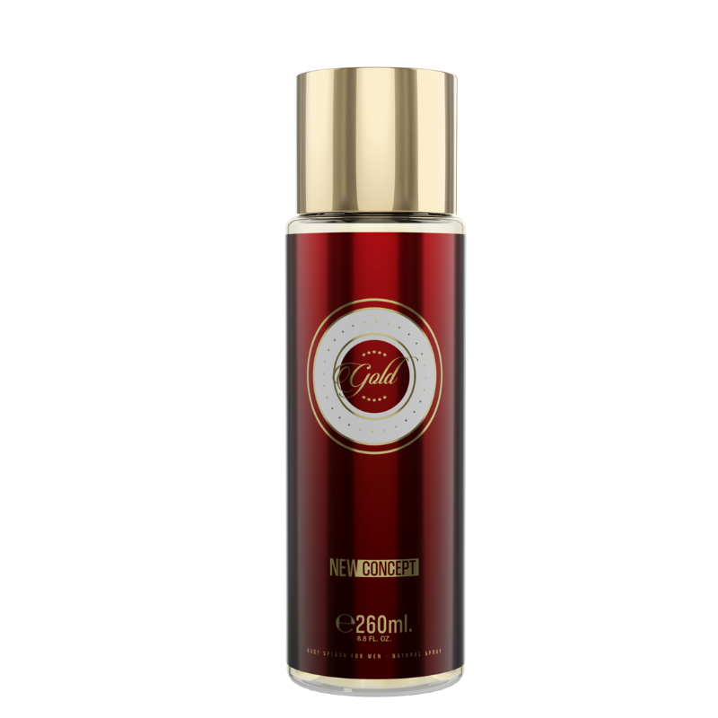 BODY SPLASH NEW CONCEPT PERFUMADO GOLD HOMBRE - 2009*  260 ML