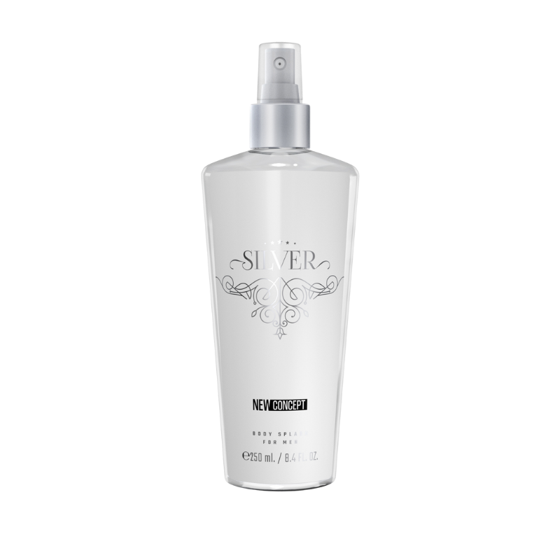 BODY SPLASH NEW CONCEPT SILVER HOMBRE - 2162*  250 ML