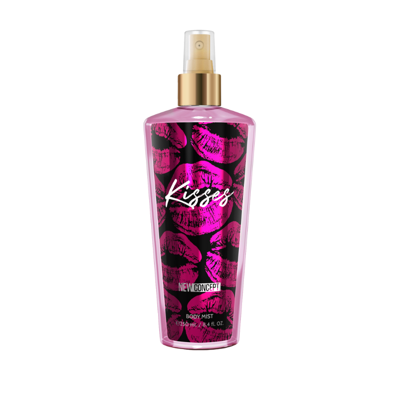 BODY MIST  NEW CONCEPT KISSES MUJER 250 ML