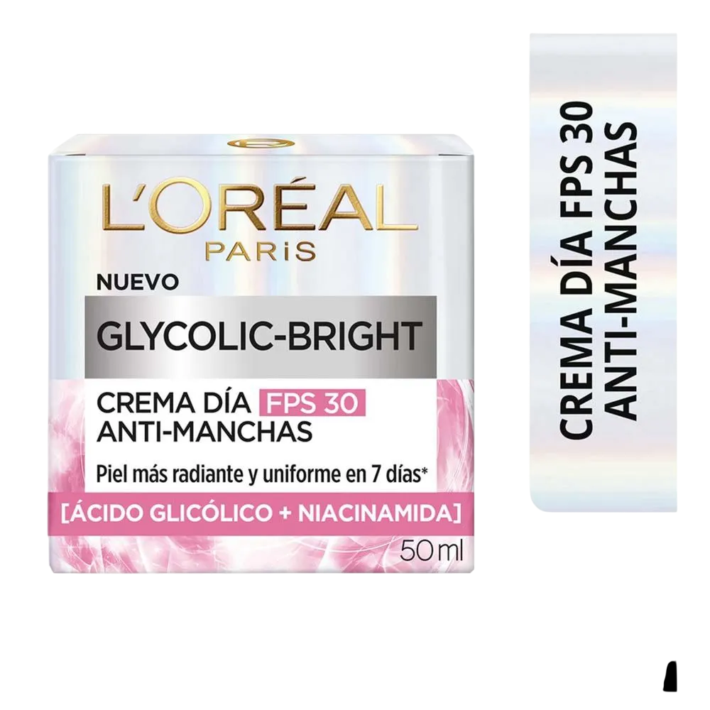 CREMA LOREAL FACIAL DIA GLYCOLIC-BRIGHT+NIACINAMIDAX