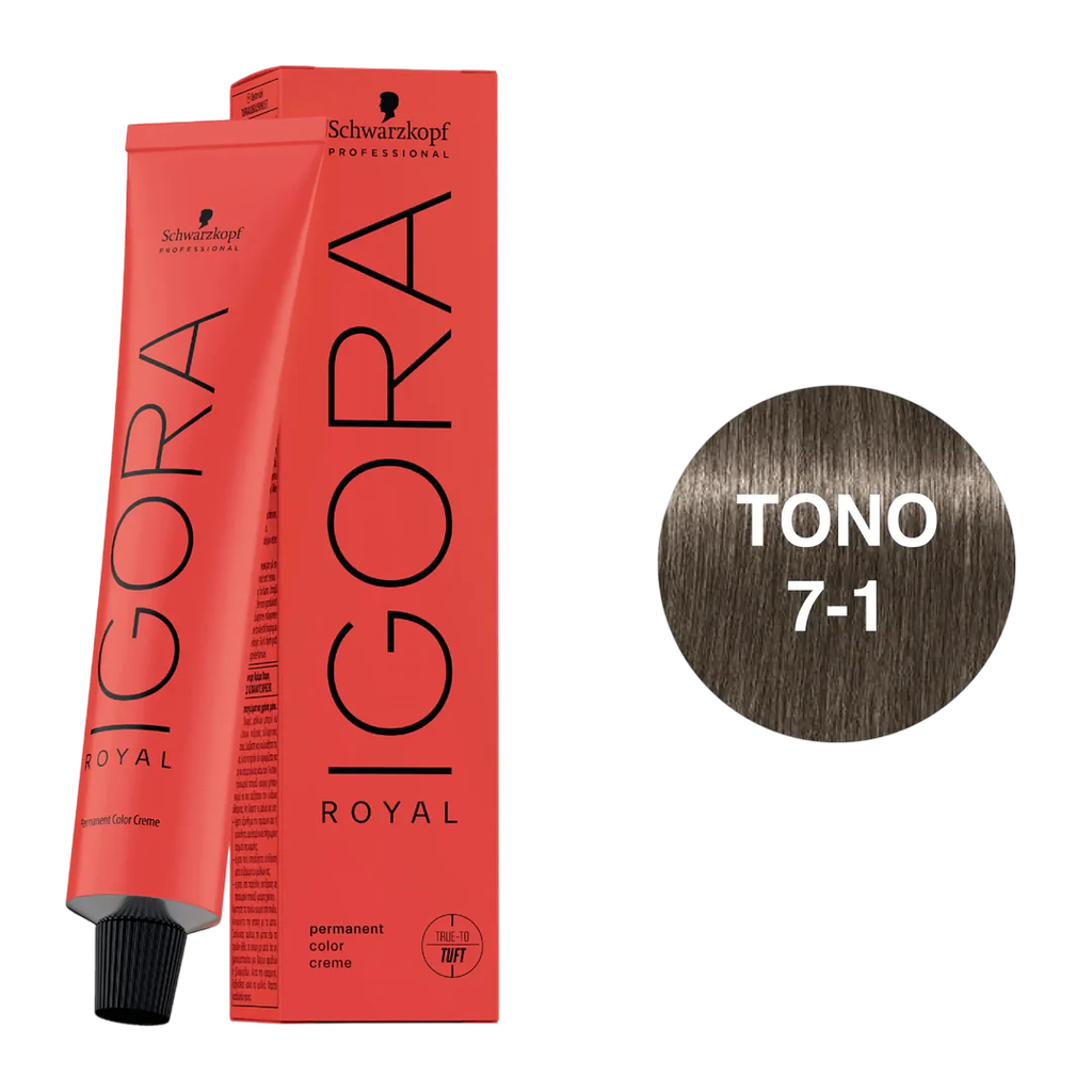 TINTE IGORA ROYAL 7-1 X 60 ML
