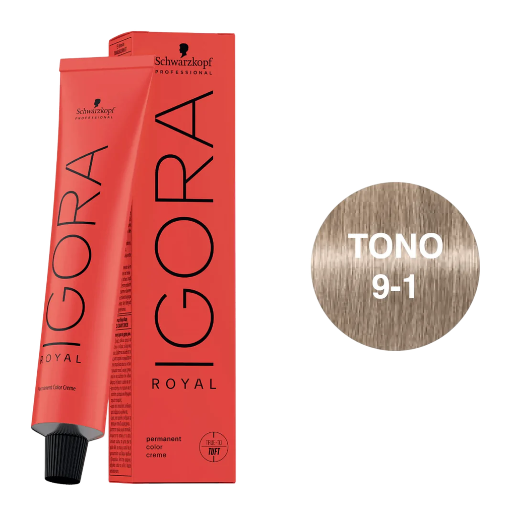 TINTE IGORA ROYAL 9-1 X 60 ML