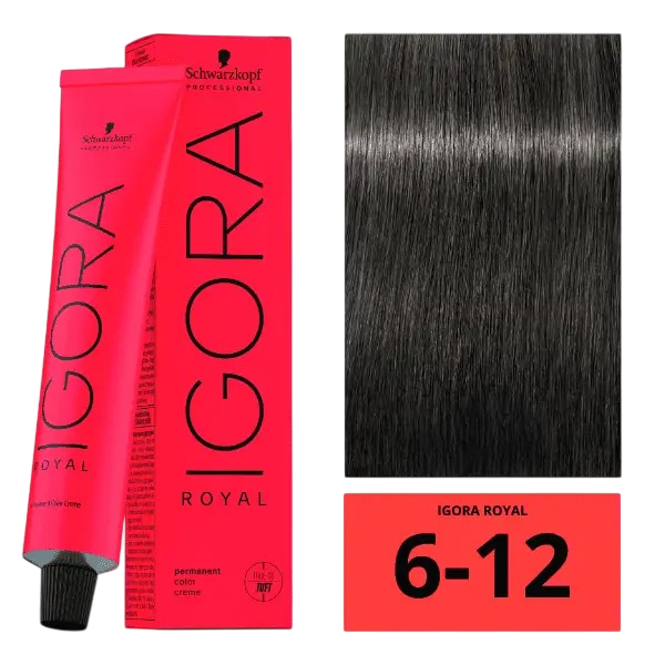 TINTE IGORA ROYAL 6-12 X 60 ML