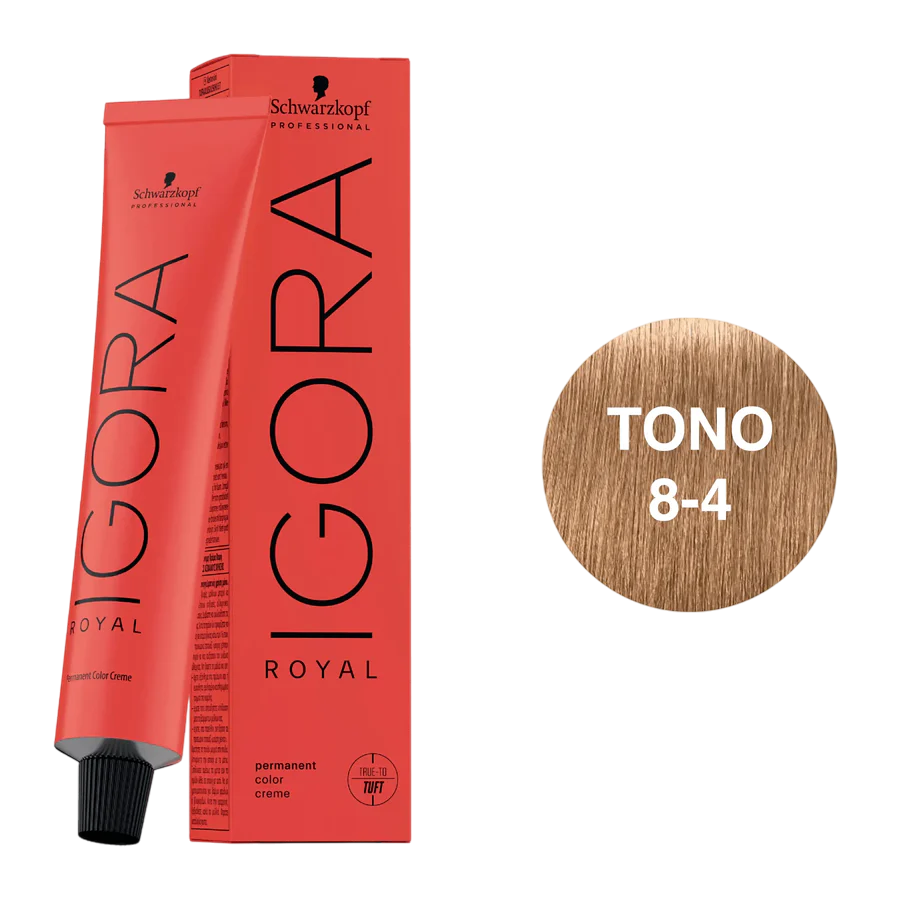 TINTE IGORA ROYAL 8-4 X 60 ML