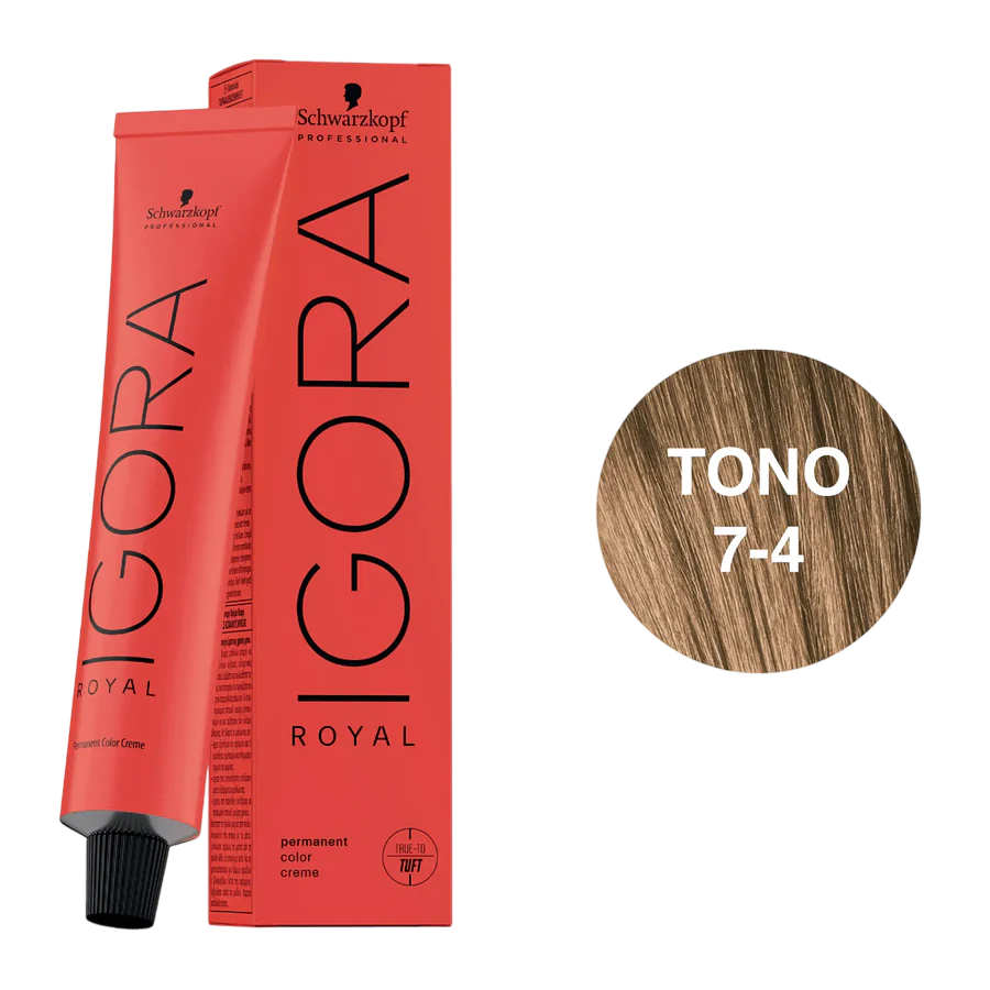 TINTE IGORA ROYAL 7-4  X 60 ML