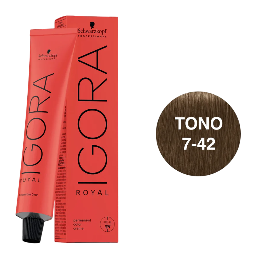 TINTE IGORA ROYAL 7-42  X 60 ML