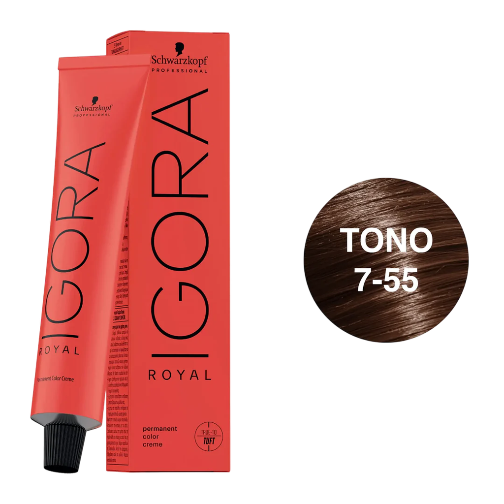 TINTE IGORA ROYAL 7-55  X 60 ML