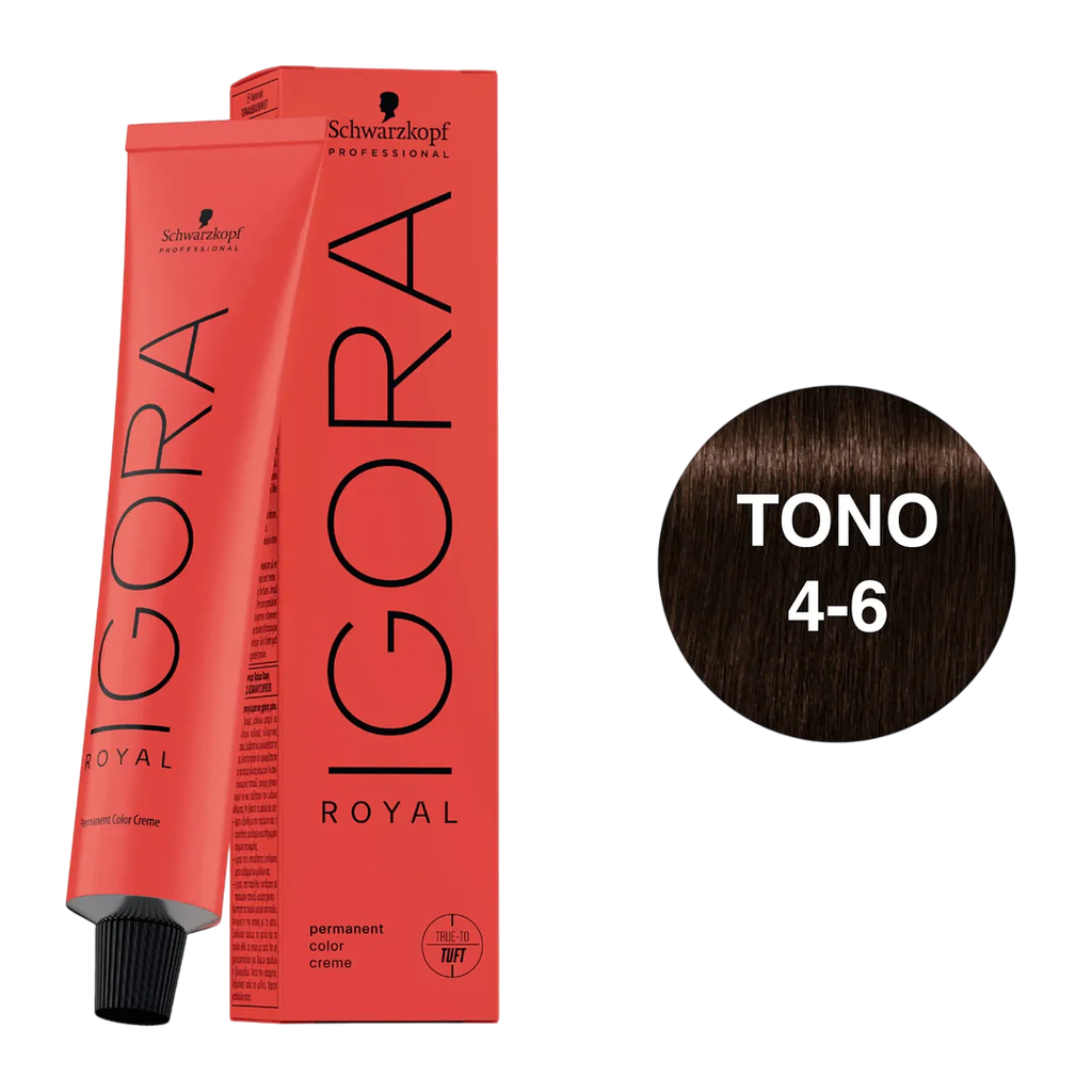 TINTE IGORA ROYAL 4-6  X 60 ML