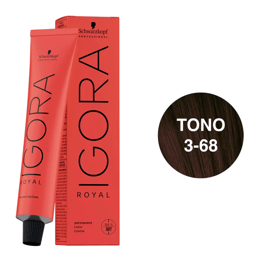 TINTE IGORA ROYAL 3-68  X 60 ML