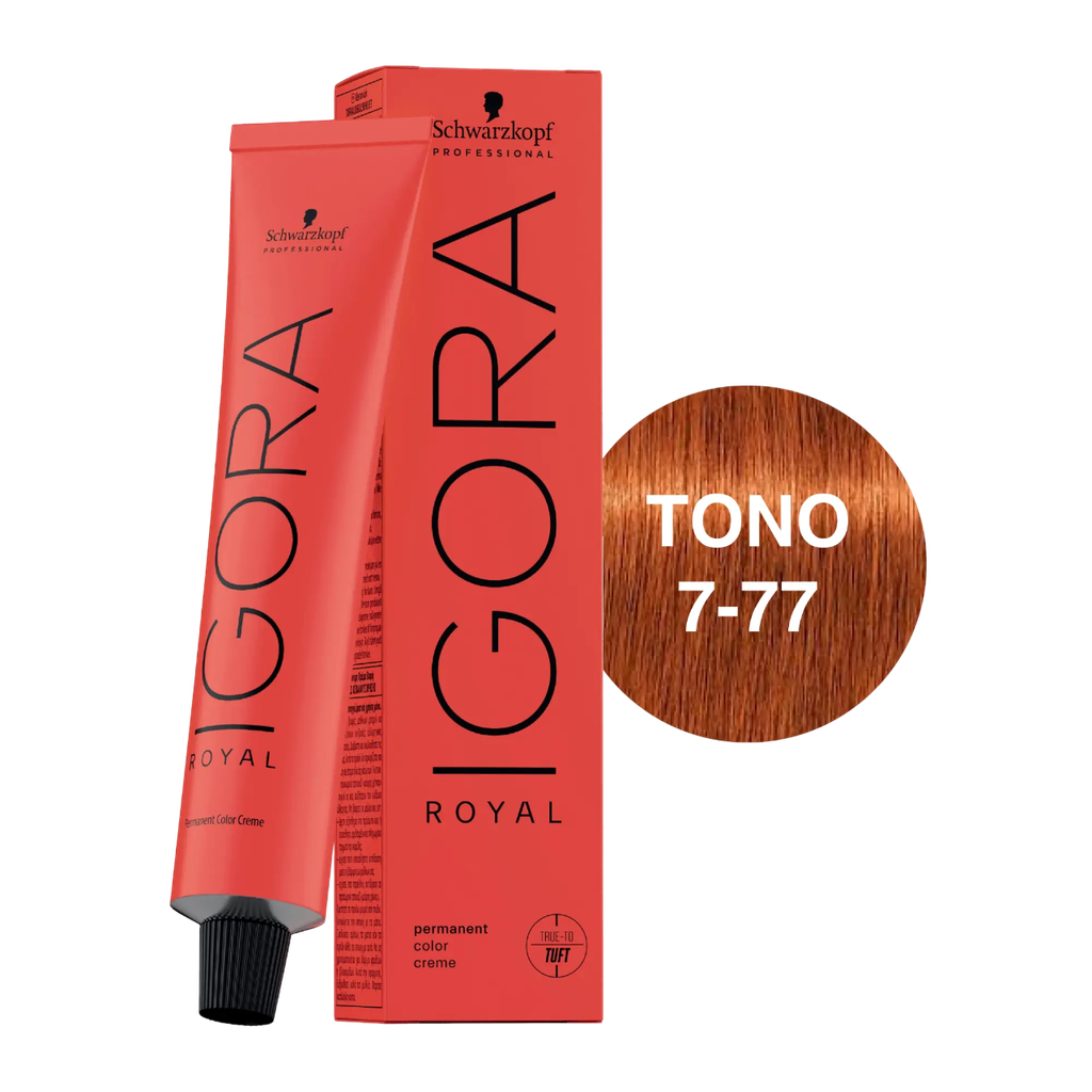 TINTE IGORA ROYAL 7-77  X 60 ML