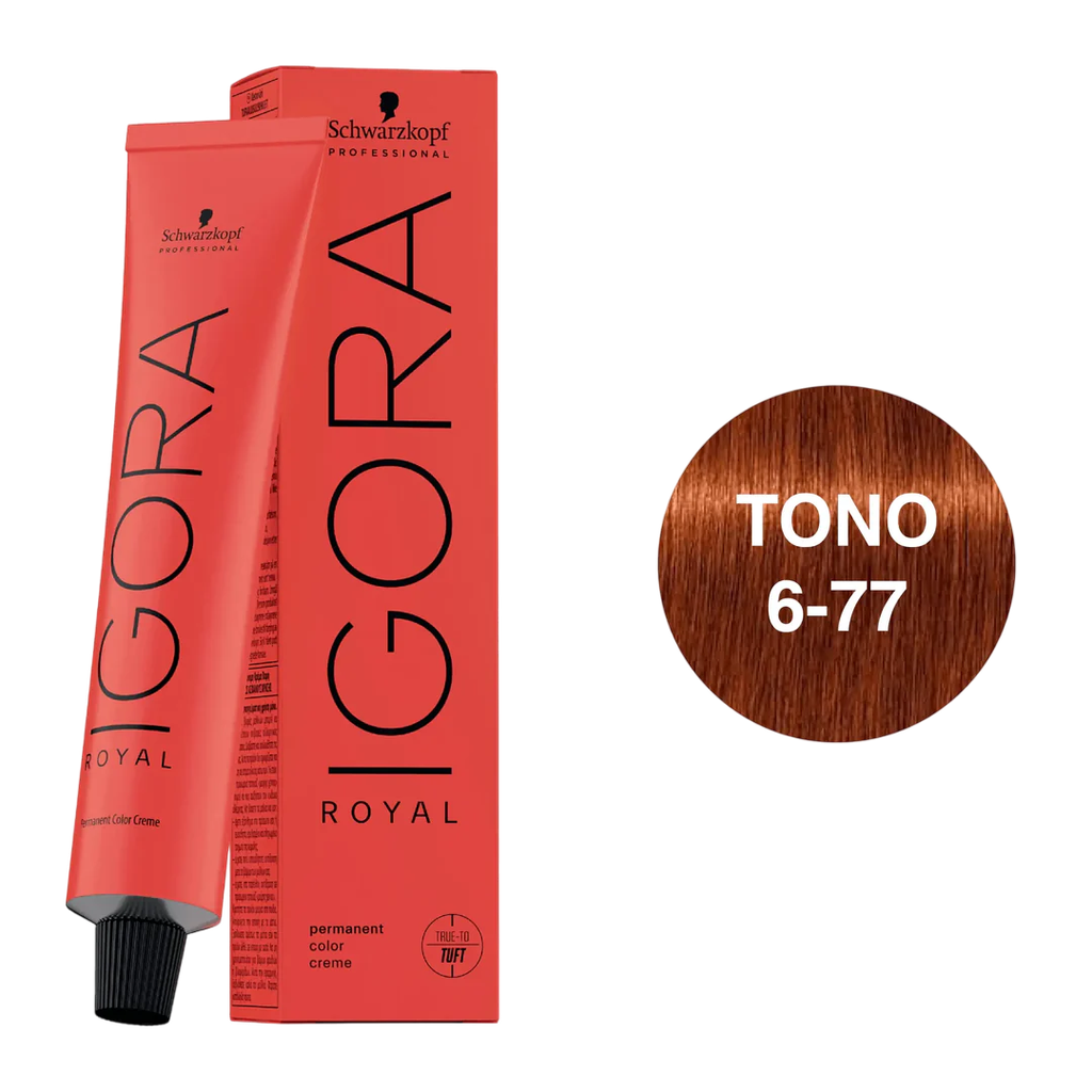 TINTE IGORA ROYAL 6-77  X 60 ML