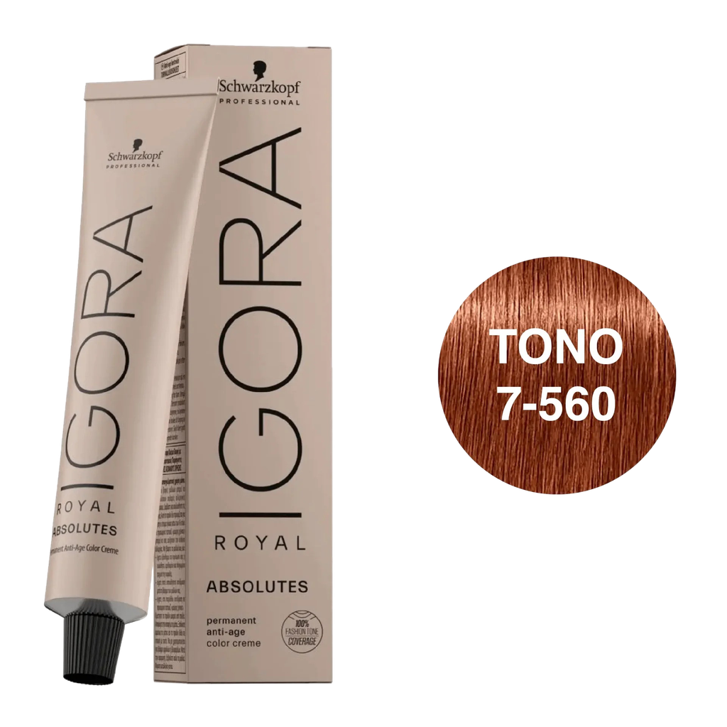 TINTE IGORA ROYAL 7-560  X 60 ML