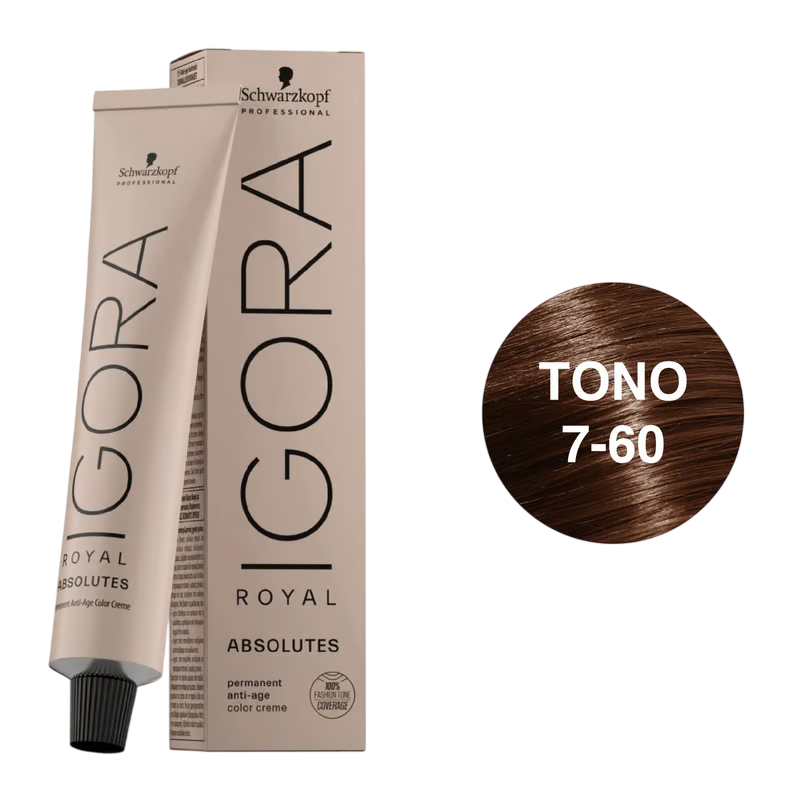 TINTE IGORA ROYAL 7-60  X 60 ML