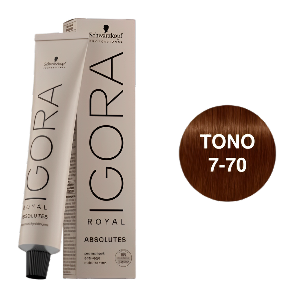 TINTE IGORA ROYAL 7-70  X 60 ML