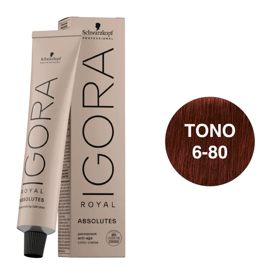 TINTE IGORA ROYAL 6-80  X 60 ML