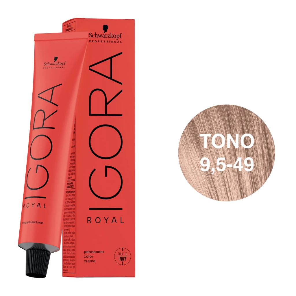 TINTE IGORA ROYAL 9.5-49  X 60 ML