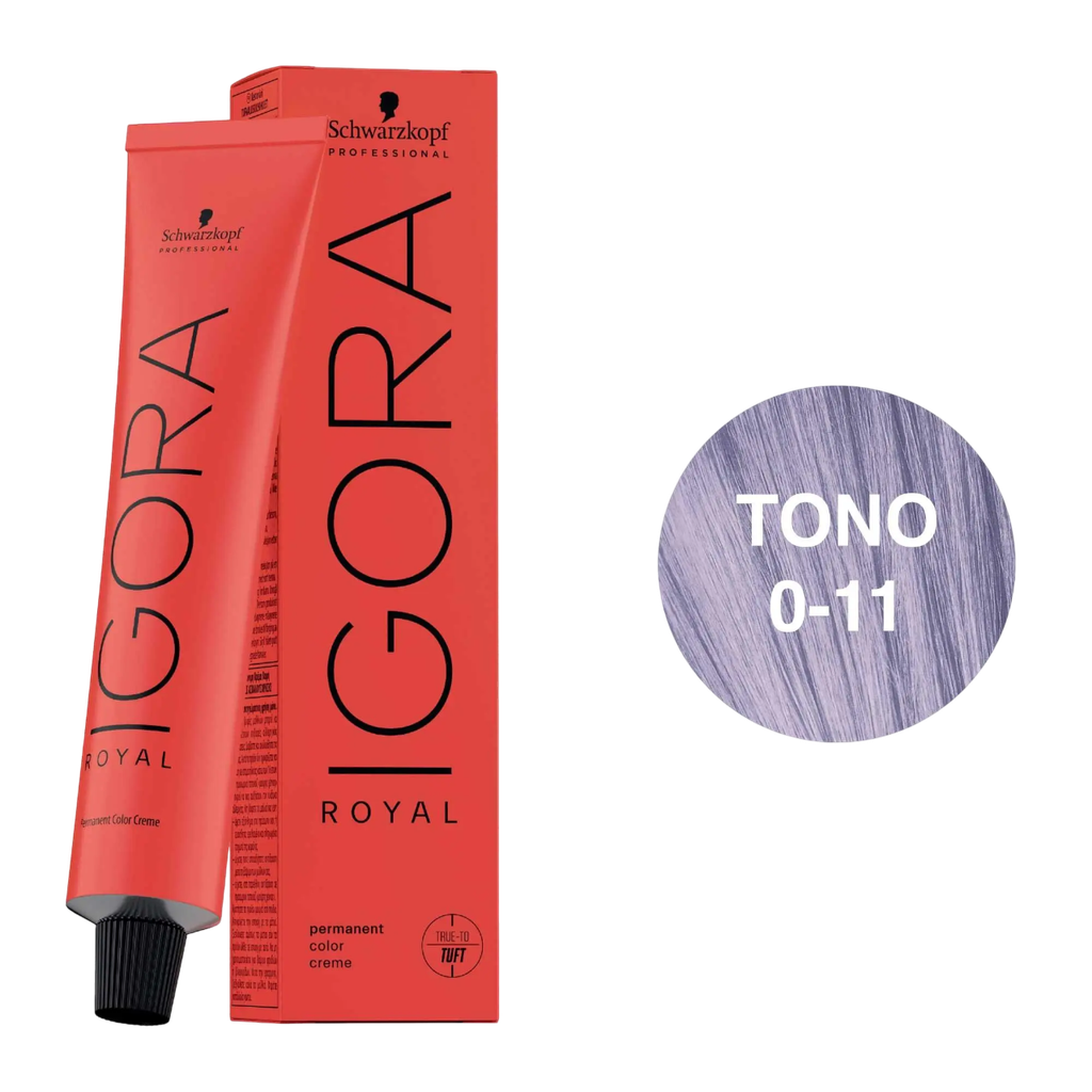 TINTE IGORA ROYAL 0-11  X 60 ML