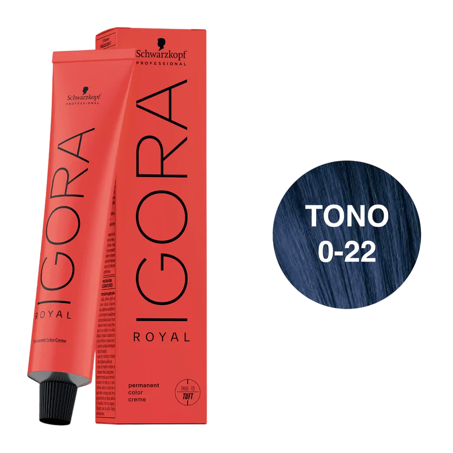 TINTE IGORA ROYAL 0-22  X 60 ML