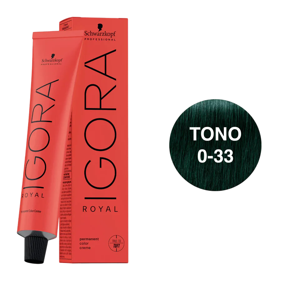 TINTE IGORA ROYAL 0-33  X 60 ML