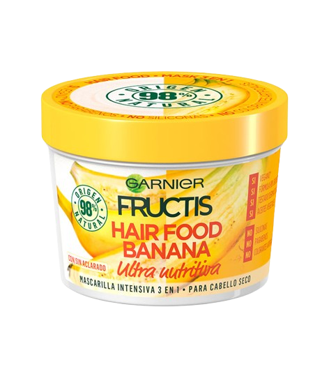 MASC GARNIER HAIR FOOD BANANA X 300 ML