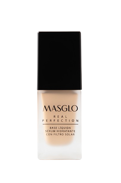 BASE LIQ MASGLO REAL PERFECTION CLARO 2 X 20 G