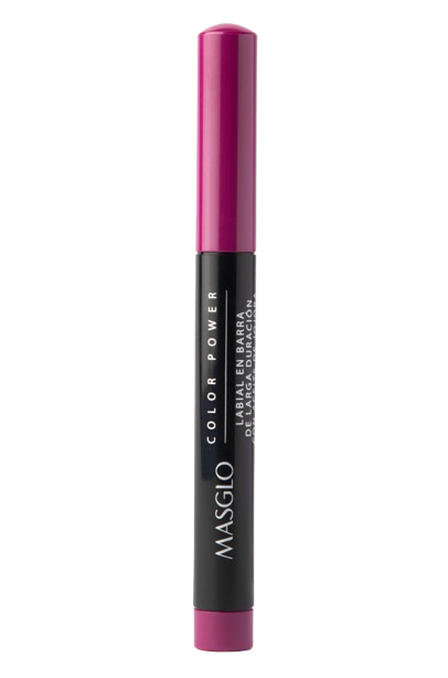 LABIAL MASGLO EN BARRA  LD COLOR POWER VIOLETA DINAMICA X 1.4 G