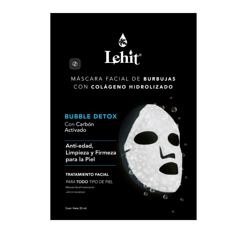 MASC FACIAL LEHIT CARBON ACTIVADO