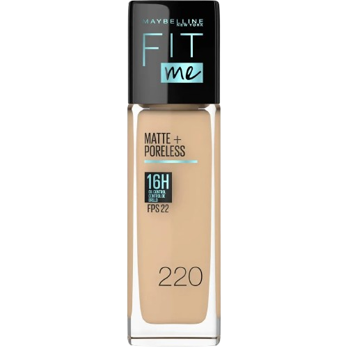 [68299218] BASE MAYBELLINE FIT ME MATE+PORE FDN NATURAL BE 220