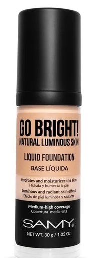 [68299231] BASE SAMY LIQUIDA GO BRIGHT # 1 LIGHT X 30 ML