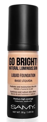 [68299232] BASE SAMY LIQUIDA GO BRIGHT # 2 BEIGE X 30 ML