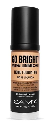 [68299234] BASE SAMY LIQUIDA GO BRIGHT # 6 DEEP TAN X 30 ML