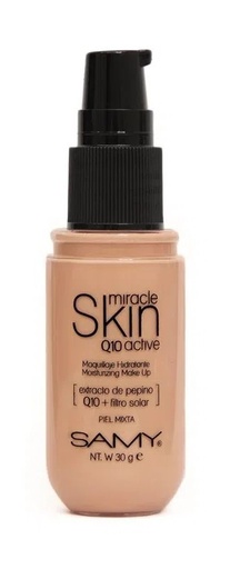 [6829003] BASE SAMY LIQUIDA MIRACLE SKIN # 2 CARAMELO LIGERO