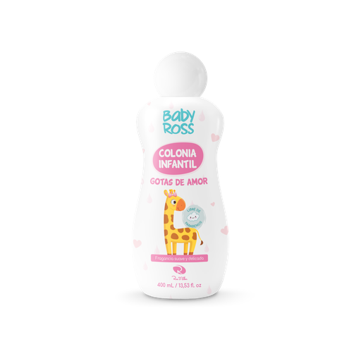 [6803039-0] COLONIA BABY ROSS GOTAS DE AMOR X 400 ML