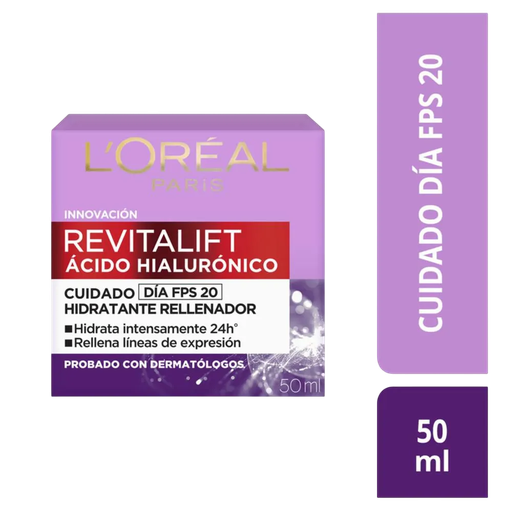 [59330171] CREMA FACIAL LOREAL DERMO EXP REVITALIFT HIALUROB DIA X 50 ML