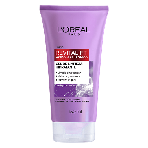 [68380007] GEL LIMPIADOR LOREAL ACIDO HIALURONICO X 150 ML