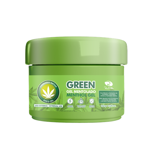 [6808049] GEL MENTOLADO GREEN X 150 GR