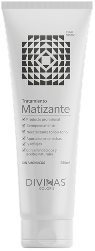 [5953039] MASC CAPILAR DIVINAS COLOR NEGRO X 250 GR