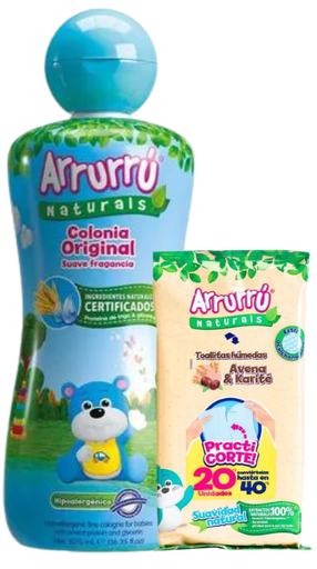 [59544060] OF. COLONIA ARRURRU 1075ml AZUL+TOALLITAS AVENA