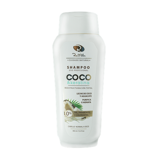 [59489012] SHAMPOO ROSS D ELEN COCO Y KERATINA X 400 ML