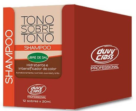 [59489343] SHAMPOO DUVY CLASS TONO SOBRE TONO BEIGE SACHET X 20 ML