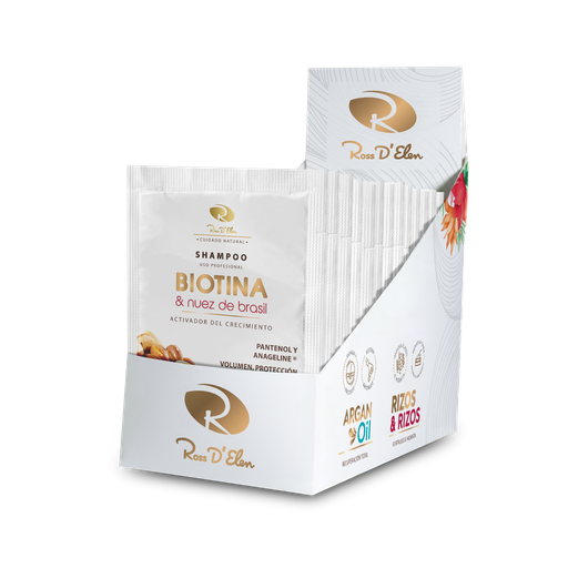 [59580045] SH SACHET BIOTINA,NUEZ DE BRAZIL X30ML X24U.