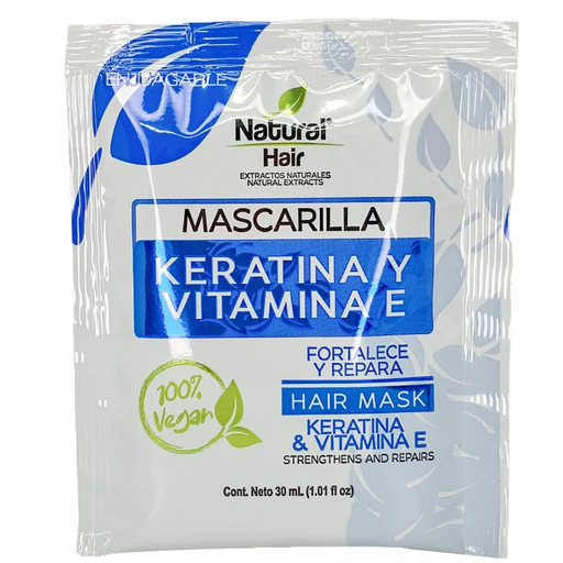 [5951022] MASC NATURAL HAIR KERATINA VITAM E X 30 ML