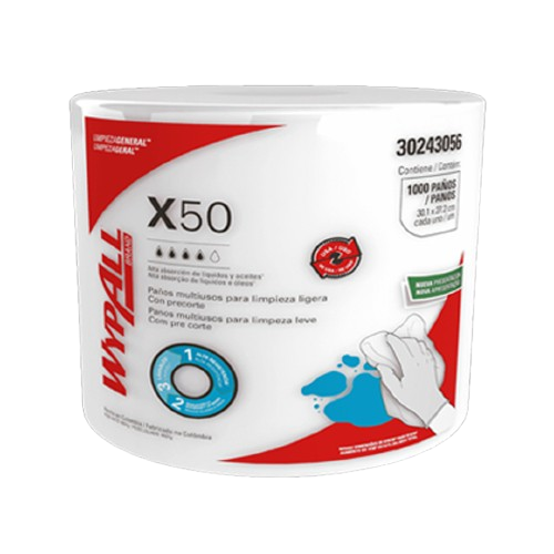[59660006] WYPALL X-50 JUMBO 1.000 PAÑOS  REF. 30229202