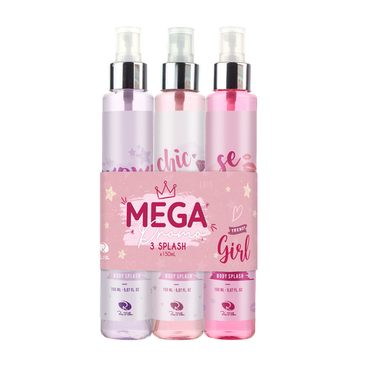 [59544062-3] TRIPACK BODY SPLASH TRENDY GIRL