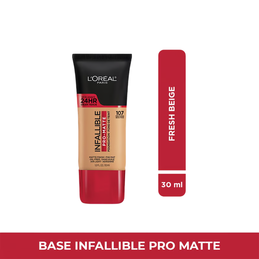 [24079911] Base de Maquillaje Infallible Pro-Matte tono Fresh Beige 30 ml LOreal Paris Maquillaje