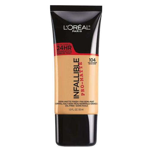 [24079912] Base de Maquillaje Infallible Pro-Matte tono Golden Beige 30 ml LOreal Paris Maquillaje