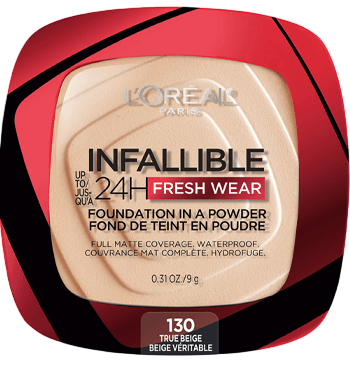 [24079926] Polvos Compactos Infallible 24H Fresh Wear Tono True Beige 9g LOrA(c)al Paris Maquillaje - SKU: K0536300