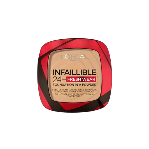 [24079925] Polvos Compactos Infallible 24H Fresh Wear Tono Sand 9g LOrA(c)al Paris Maquillaje - SKU: K0536900
